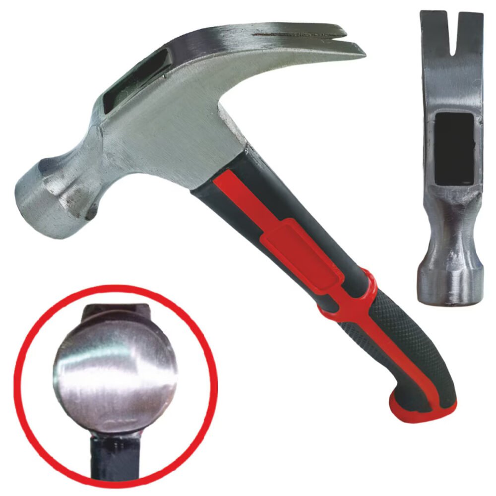 Ciocan dulgher cu coada din fibra profesional, 600 g - imagine 2