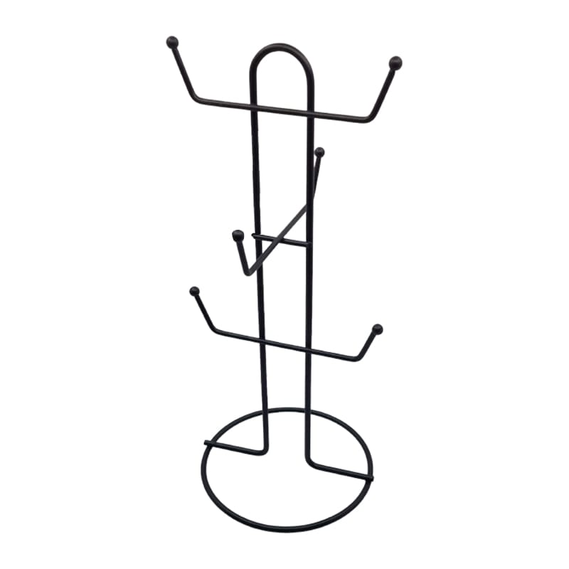 Suport vertical din metal pentru cani, negru mat, SM0017C, 350 mm