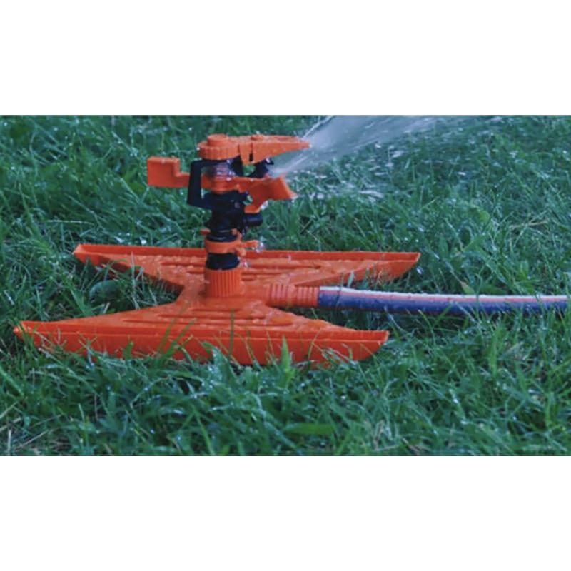 Aspersor rotativ cu impulsuri, 360 grade, MD60, portocaliu - imagine 2