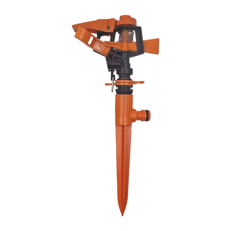 Aspersor rotativ cu impulsuri, din plastic, MD203, portocaliu