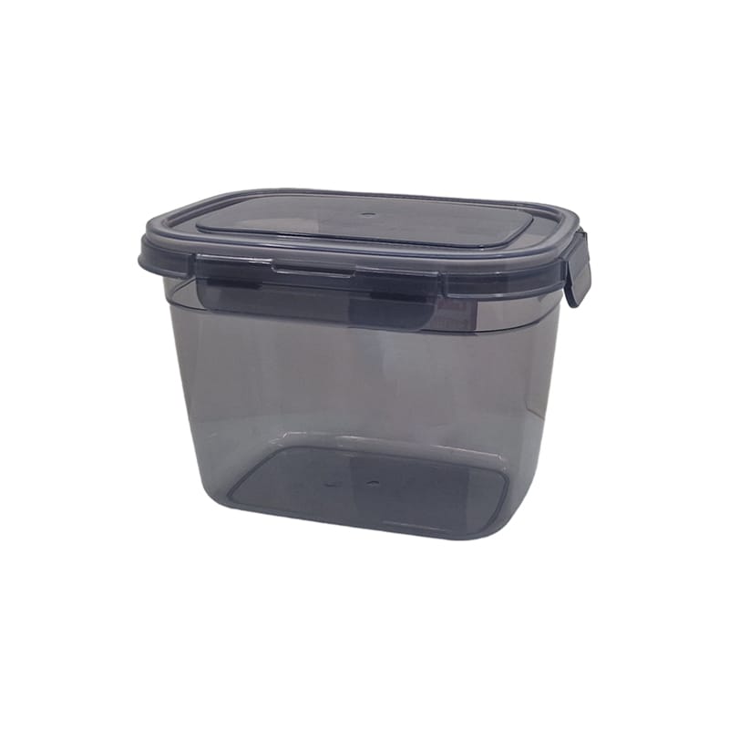 Caserola din plastic cu capac, COD-2604407, 1.3 l, 165 x 115 x 115 mm