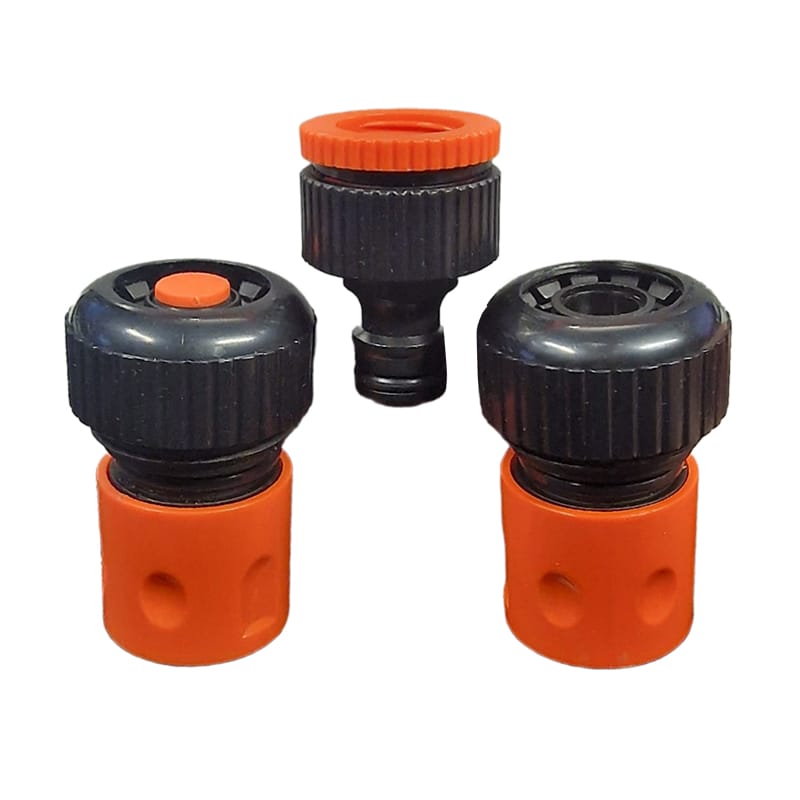 Set 3 conectori irigare pentru furtun, MD316, 3/4"