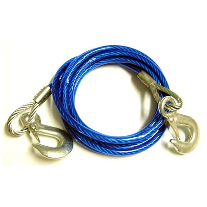 Sufa tractare metalica, izolata, carlige de remorcare cu siguranta, 10 mm x 4 m