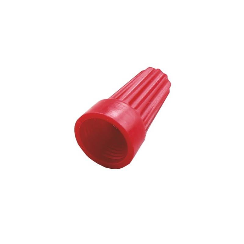 Set 100 buc Conector terminal rapid prin infiletare, pentru cablu, rosu, P5 x 10 mm