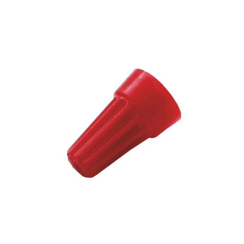 Set 100 buc Conector terminal rapid prin infiletare, pentru cablu, rosu, P5 x 10 mm - imagine 2