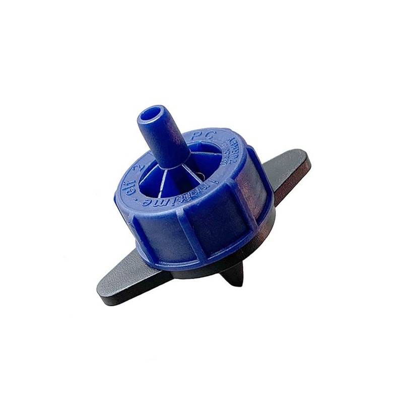 Set 10 buc Duza din plastic cu picurare reglabila, 2 L/H, NR-7614-8, Albastru