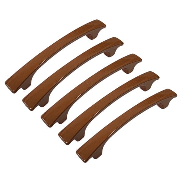 Set 5 x Manere din plastic, 2112-02, lungime 127 mm, distanta gauri 96 mm, par