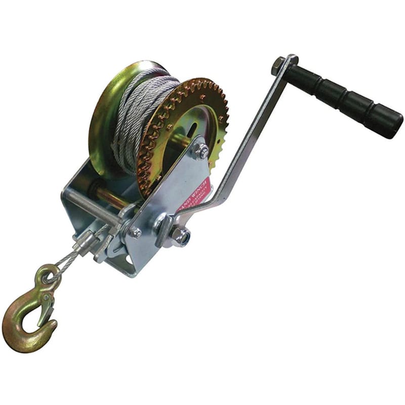 Scripete cu cablu Flores, 816 kg, 4.5 mm x 10 m, alb