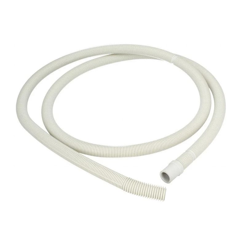 Furtun evacuare pentru masina spalat, alb, 3 m