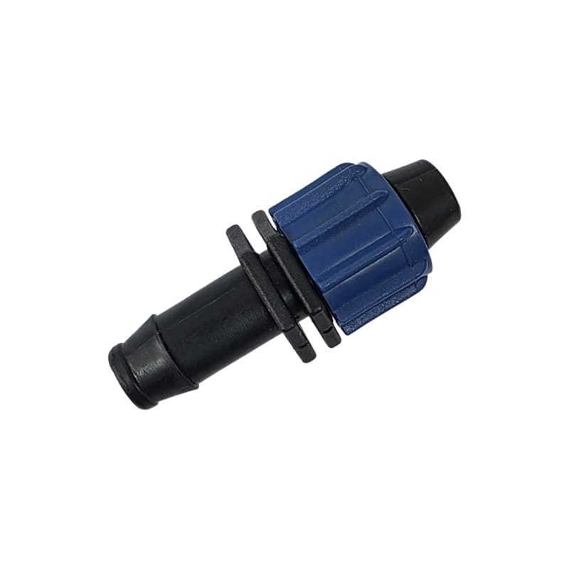 Set 10 x Conector din plastic redus cu piulita pentru teava picurare, Nr-7465, 16 x 17 mm - imagine 2