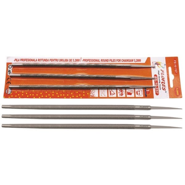 Pila profesionala rotunda pentru drujba, 4.5 x 245 mm, 3 buc / set