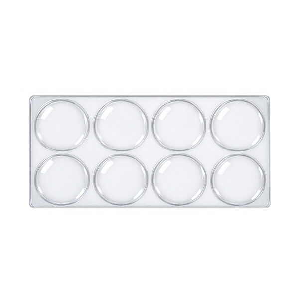 Set 8 x Capace autoadezive, din silicon, transparente, 25 mm